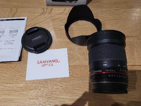 Samyang 24 1.4 Canon