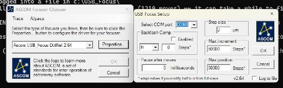 Moteur Focus TS USB_Focus V3 charge lourde