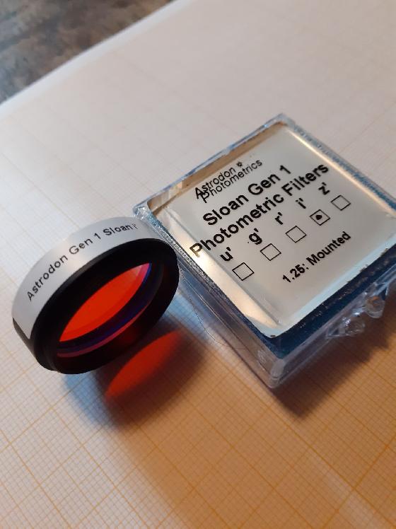 Astrodon Filtre photométrique 31,75
