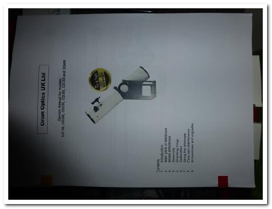 Télescope ORION OPTICS 250 