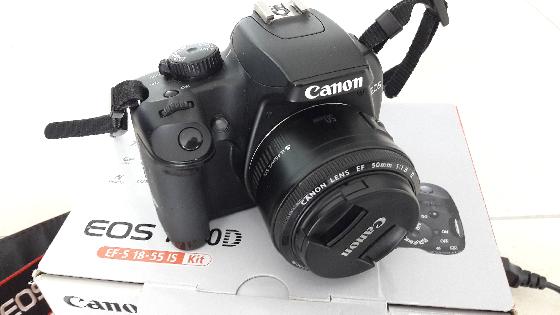 Vends Canon 1000D défiltré partiel/objectif 50mm
