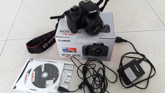 Vends Canon 1000D défiltré partiel/objectif 50mm