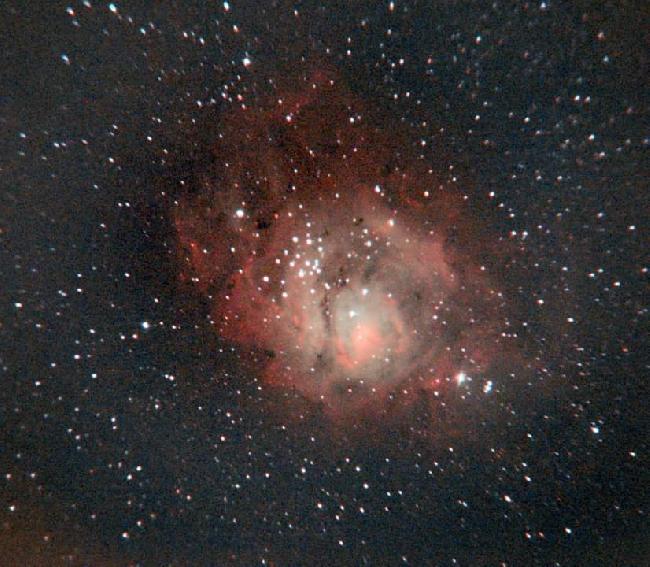 M8 la nébuleuse de la lagune au smartphone