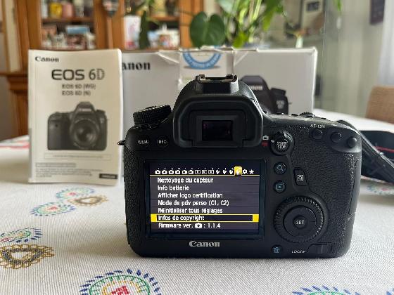Canon EOS 6D Astro — Refiltré H-Alpha par Richard Galli (EOS For Astro) + Photos de démonstration