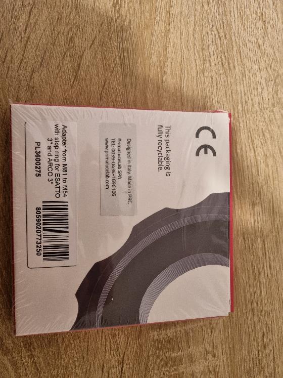 Bague M81 vers M54 pour ESATTO 3'' PrimaLuceLab