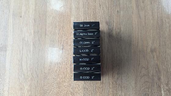 Lot de filtres Optolong LRGB+SHO 3nm en 2''