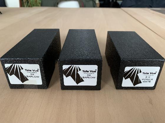 Televue Barlow 2X - Barlow 3X - Powermate 5X