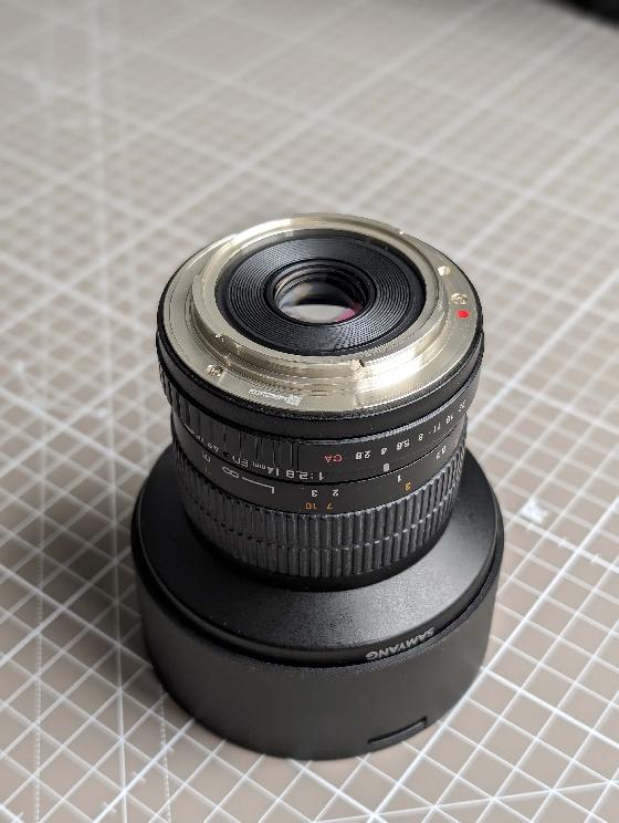 Objectif Samyang 14mm f/2.8 monture canon