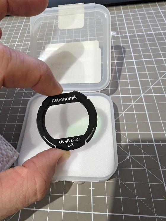 Filtre astronomik IR cut eos clip L3-UV