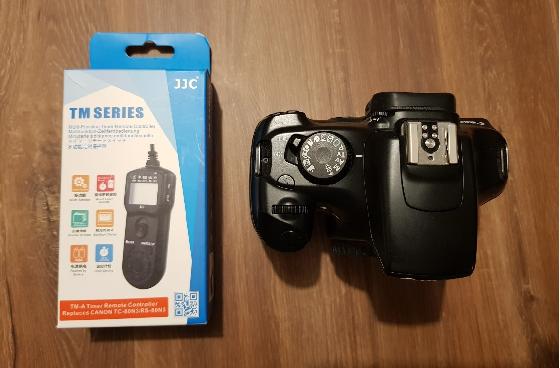 Canon 1100D défiltré partiel avec intervallomètre et 2ème batterie
