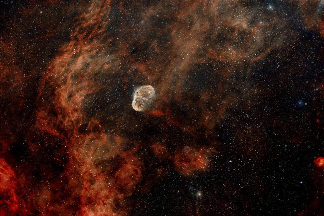 croissant NGC6888 + bulle