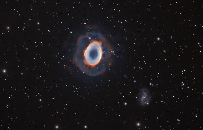 M57 et ses 3 coquilles
