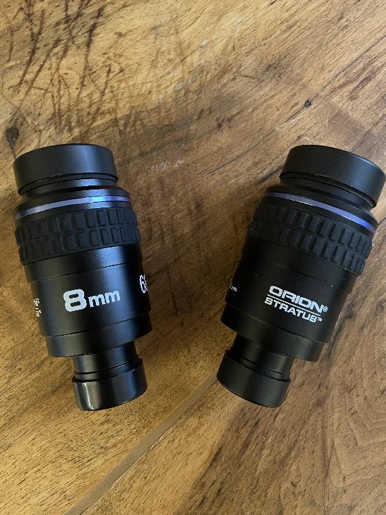 Oculaire Orion Stratus 8mm 68° (paire possible)