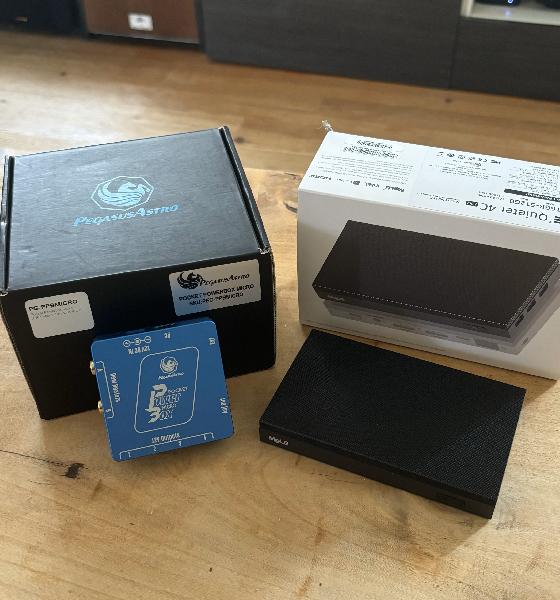 Lot ordinateur Remote Mele Quieter 4C et Pegasus astro 