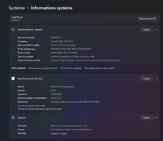 Lot ordinateur Remote Mele Quieter 4C et Pegasus astro 