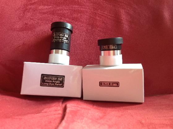Oculaires 10 et 25mm 30 eur les 2