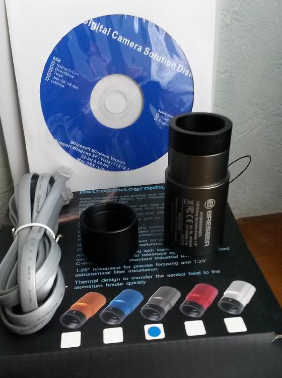 Caméra couleur BRESSER Full HD Deep-Sky & Autoguider 1.25" 