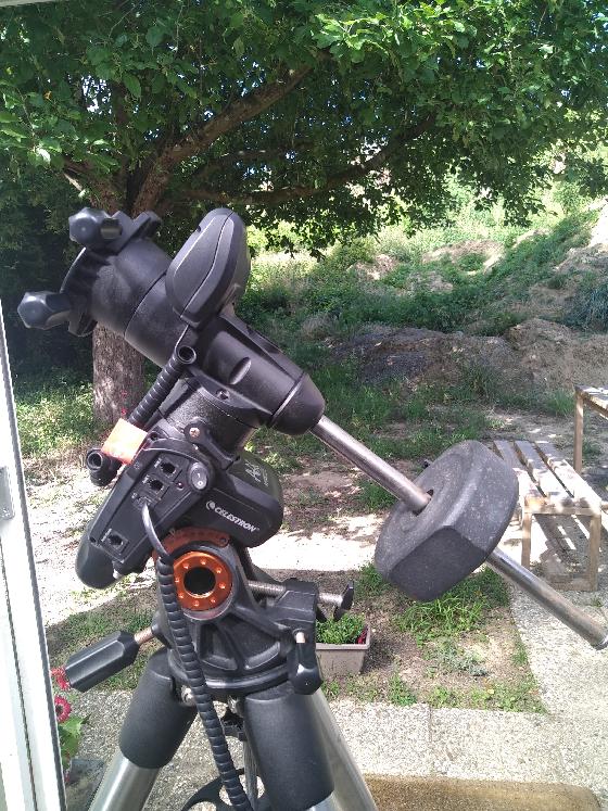 Celestron AVX + Raquette Nextstar + Chercheur polaire
