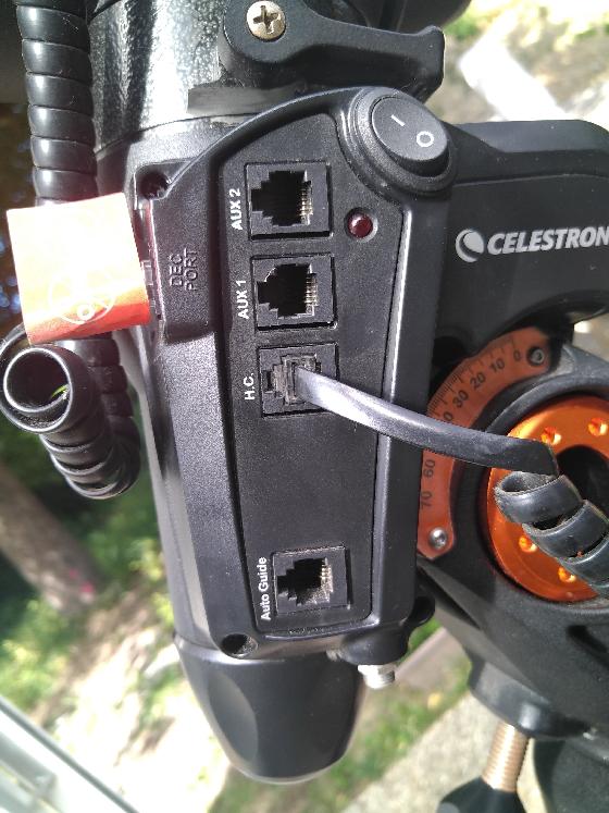 Celestron AVX + Raquette Nextstar + Chercheur polaire