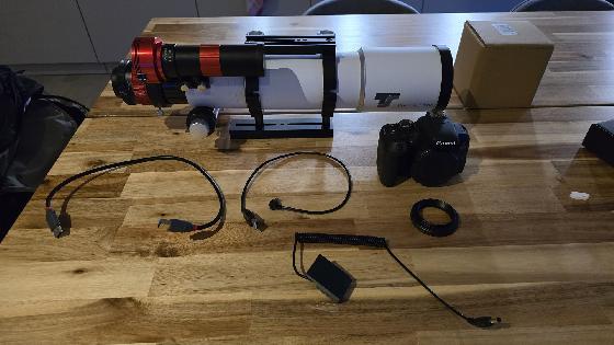 Setup astrophoto lunette 80ED complet sans monture