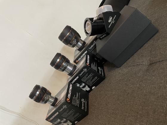 Oculaires Celestron luminos 19 mm en 2pouces