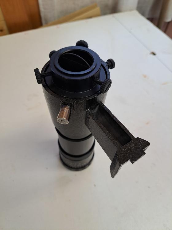 Chercheur  Celestron modifié pour recevoir une caméra