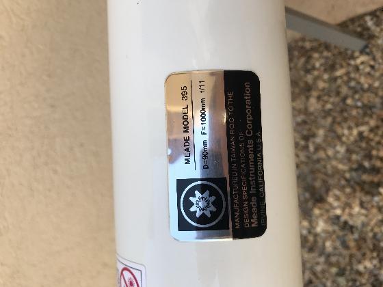 MEADE 395 (ota)