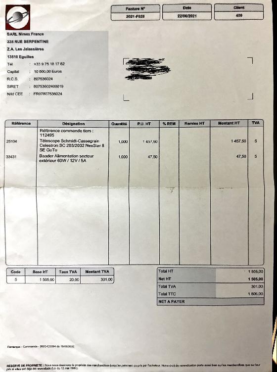 Celestron Nextar 8 SE 