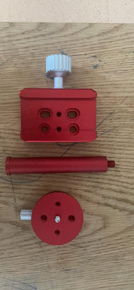 Table équatoriale et les options 