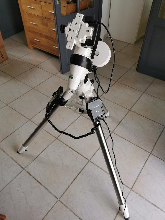 Monture Skywatcher EQ5 + GoTo Synscan comme neuve