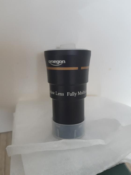 vend oculaire Omegon planetary 5mm et barlow Omegon 3elements x2
