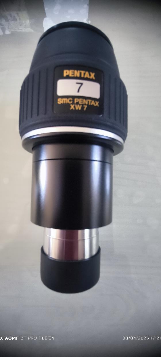 Vends oculaires Pentax xw7 5 et 7 