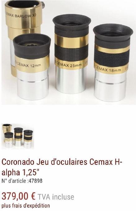 Oculaires Coronado