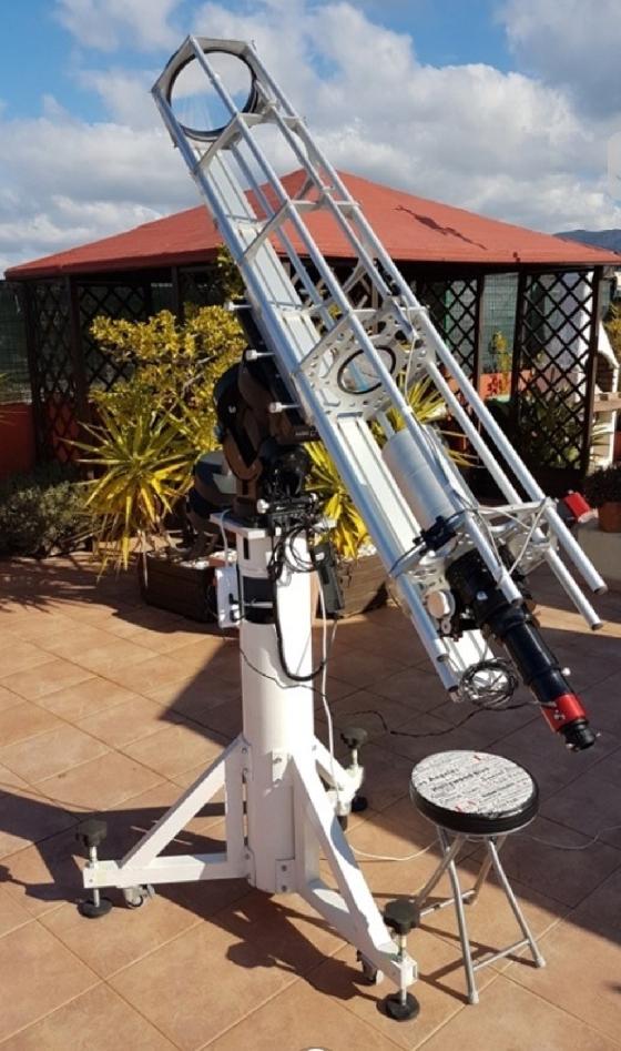 Solar refractor 228mm F8 truss tube