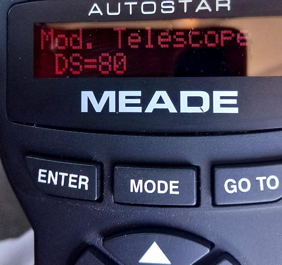Meade Autostar Raquette