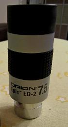 oculaire Orion Epic 7.5