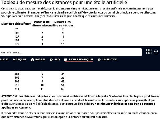etoile artificiel de poche