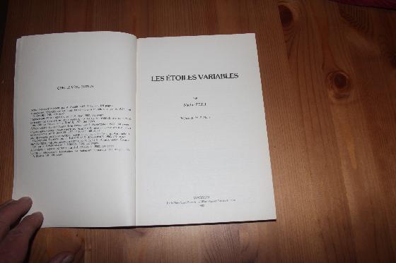 Les Étoiles variables Petit 1982