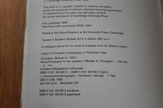 Astrophotographie pour amateur - Covington, Michael A Anglais
