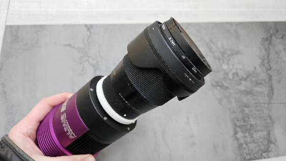 Bagues pour monter objectifs photos Sony sur caméras astro