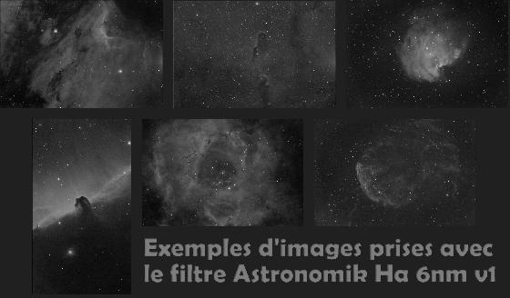 Filtres Astronomik SHO 6nm