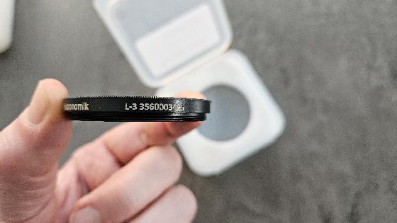 Filtre Astronomik L3 2" / 48mm UV-IR