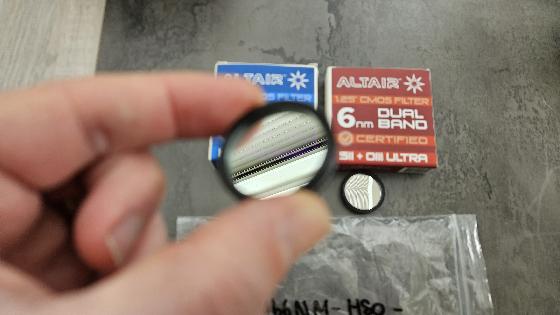 Filtres Altair Ha-OIII et SI-OIII 6nm 31,75 / 1,25"