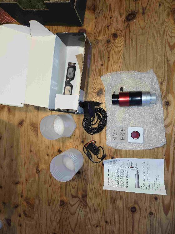 Daystar quark Chromosphére + camera solaire basler