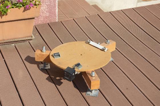 Support table equatorialle