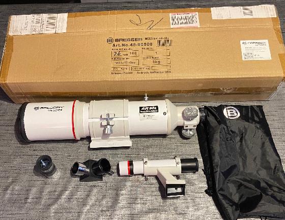 Lunette astro bresser AR90/500 + monture possible