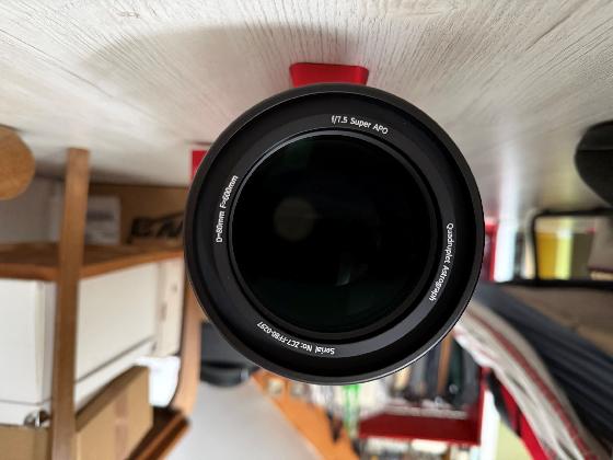 Vends lunette ZWO FF80 + réducteur de focale 0.76x