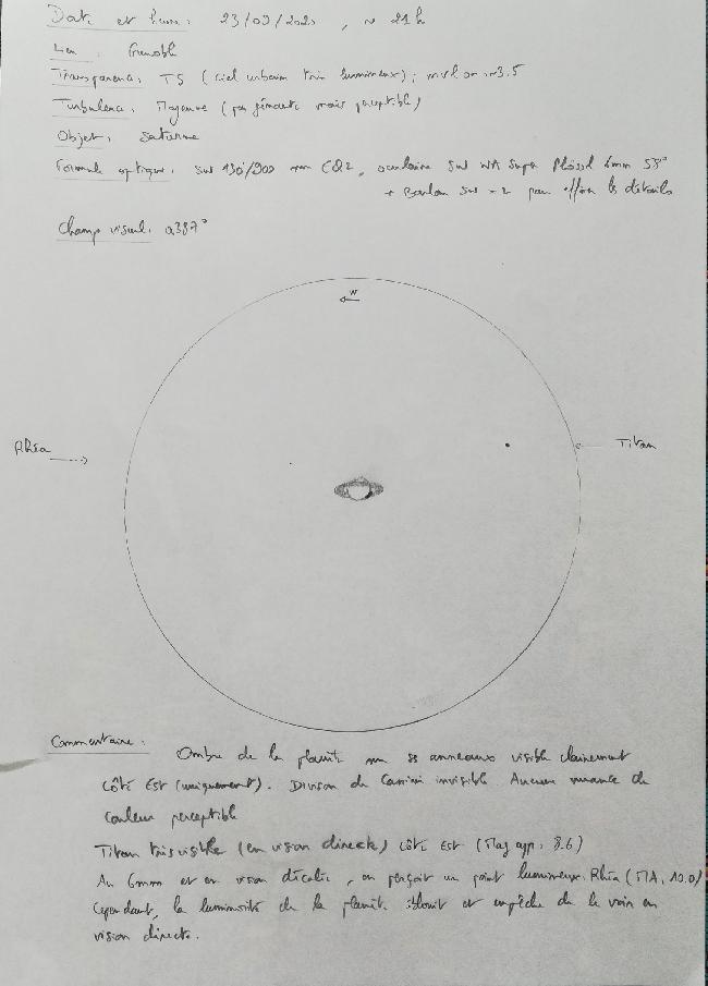 Saturne - 23-09-2020