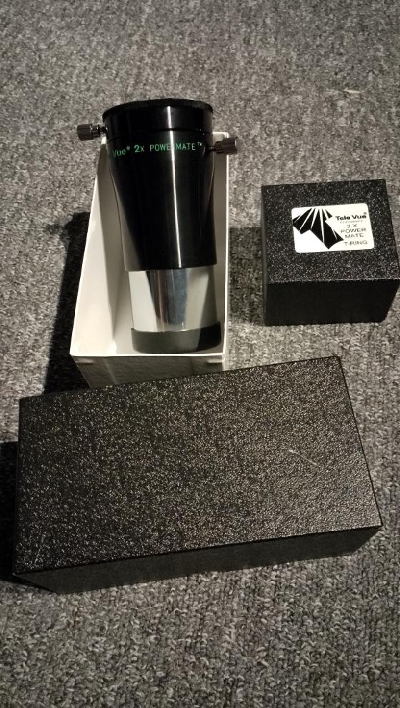 Powermate 2" Televue 2x avec T-ring