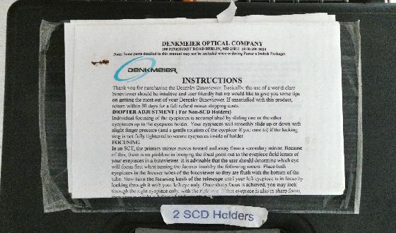 Viseur double DENKMEIER coulant 31